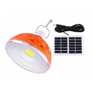 Лампа фонарь автономный с выносной солнечной панелью
