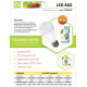 Светодиодная лампа LED-A60-std 15Вт 230В Е27 3000К/4000К 1350Лм